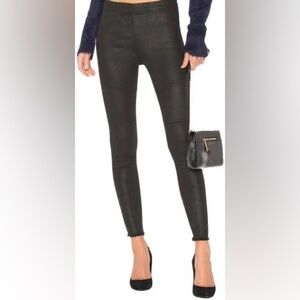 DL1961 Haven Leggings in Asphalt Size 29 Black. (Looks like leather leggings)